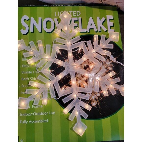 Impact innovations snowflake 2007 xmas decor 94999 - Picture 2 of 3